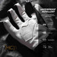 MCTi Goatskin Leather Ski Gloves Men's Waterproof Touch Screen Long Gauntlet for Snowboarding Mountaineering EXSKI