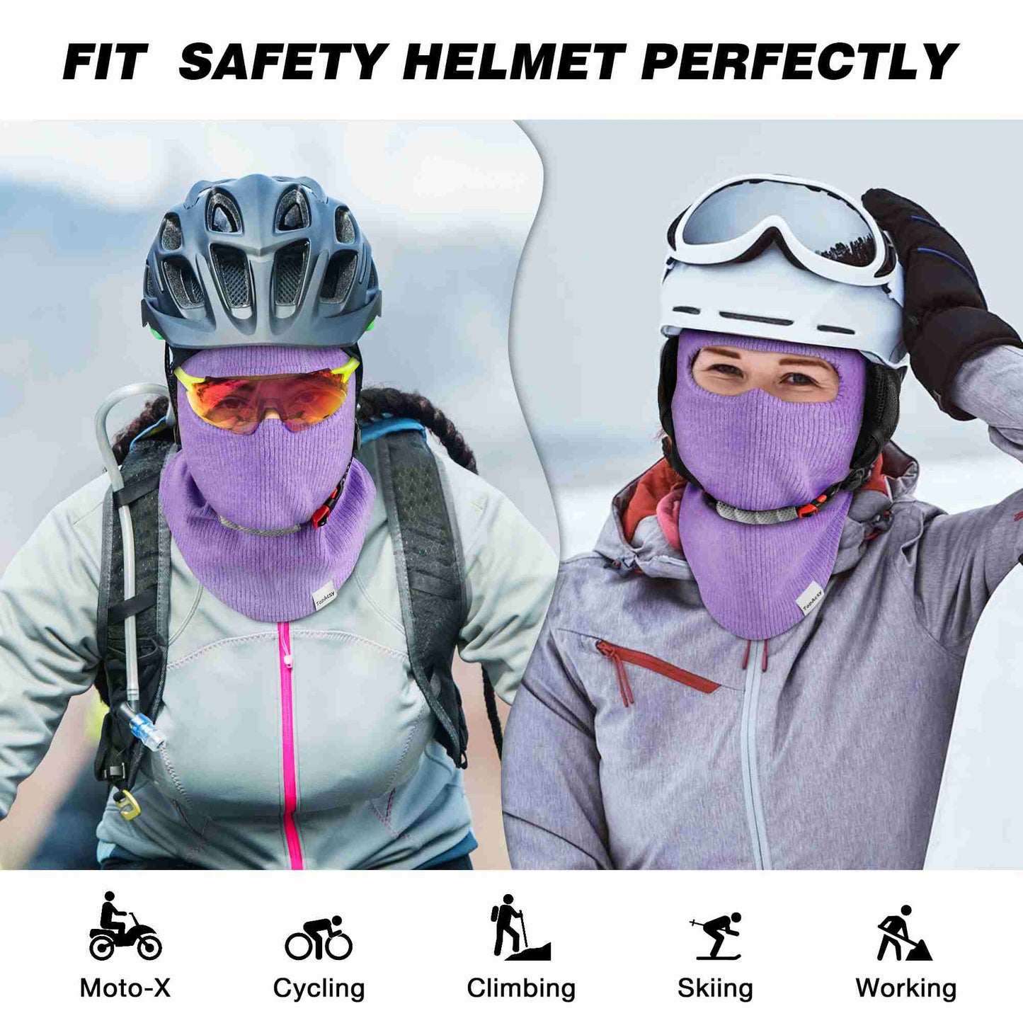 TOPacsy Ski Mask for Men Women, Summer Balaclava Face Mask, Shiesty Mask UV Protector Lightweight for Motorcycle Snowboard TopAcsy