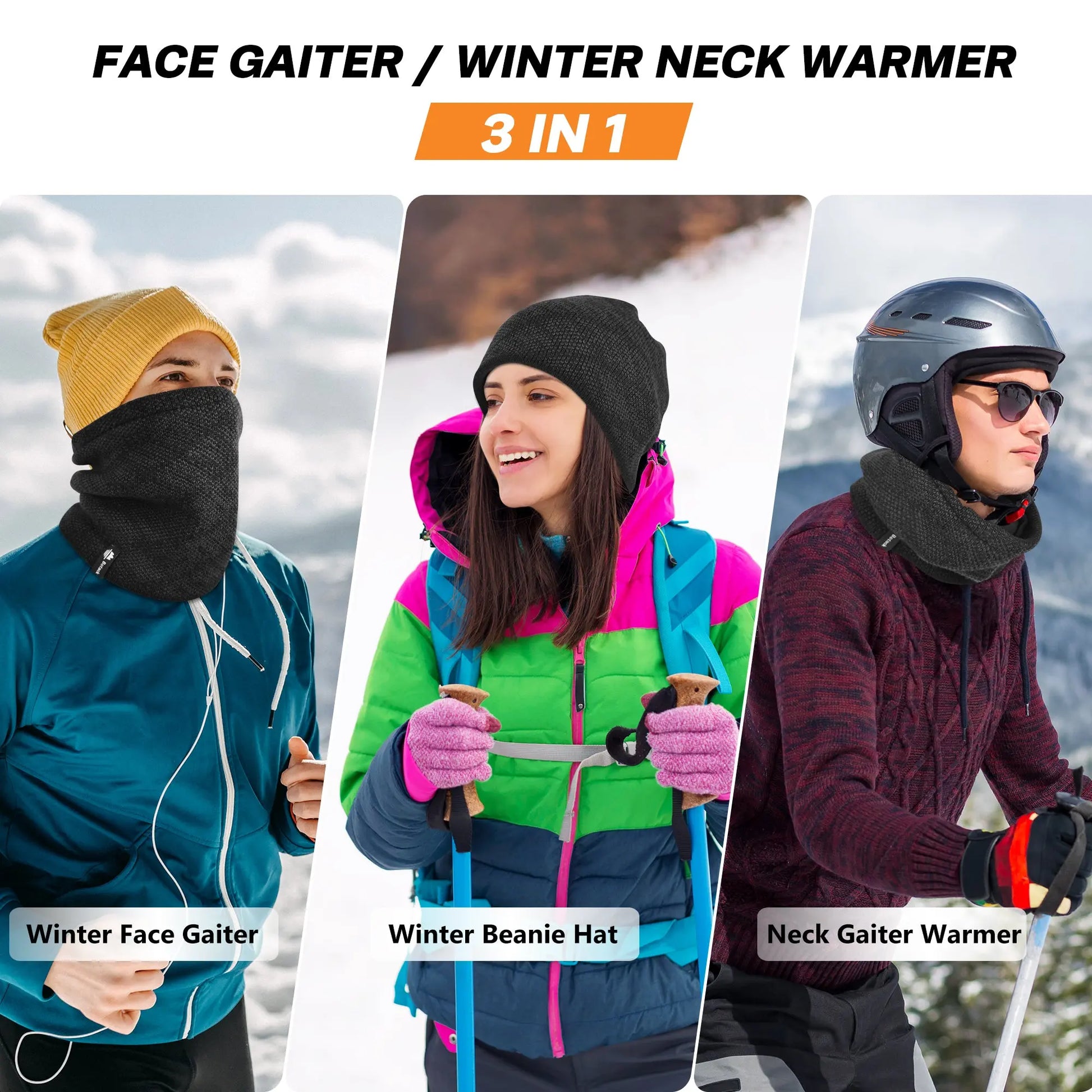 Up To 71% Off on Winter Neck Warmer Double-lay