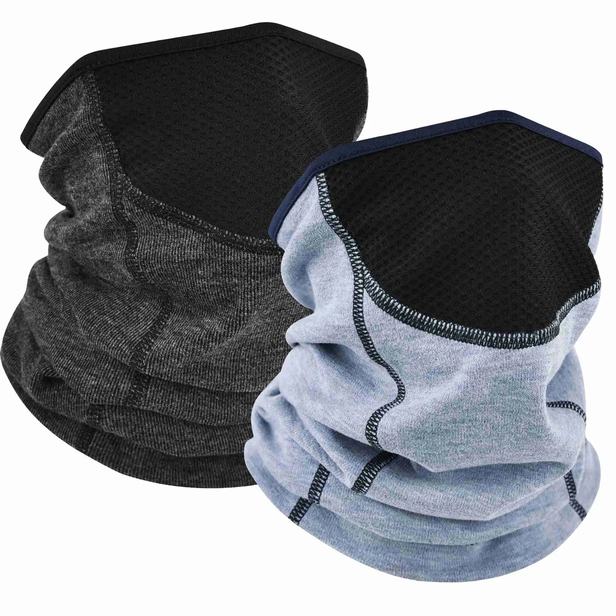 KPwarm Winter Winproof Neck Gaiter Warmer, Windproof Fleece Face