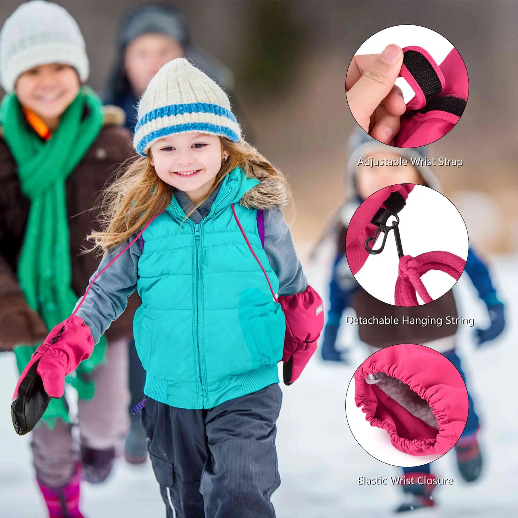 Kids discount ski mittens