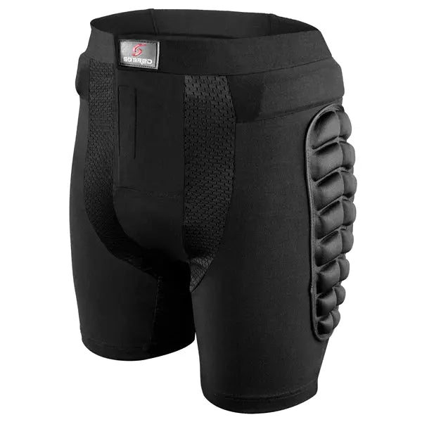 OHMOTOR 3D Padded Protective Shorts Hip Butt EVA Pad Short  Pants Heavy Duty Protective Gear Guard Drop Resistance for Ski Skiing  Skating Snowboard Cycling (Black, S) : Sports & Outdoors